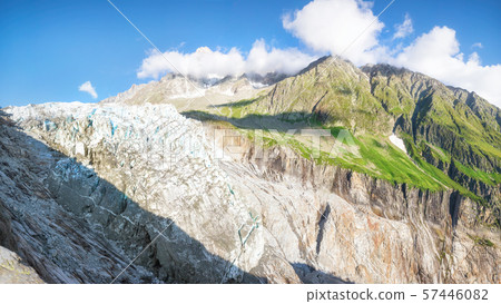 Traveling to beautiful French Alps in summer 57446082