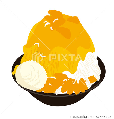 台灣刮了冰芒果例證 57446702