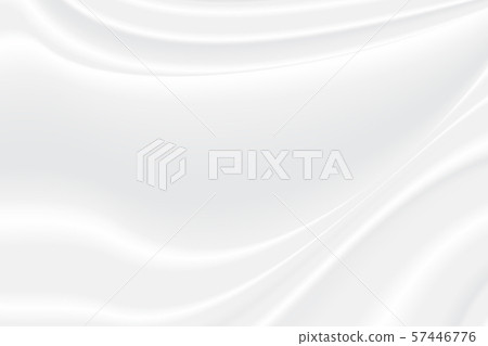 Abstract white and gray vector background. Satin 57446776