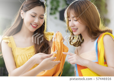 Women Shopping Women Shopping 57446916