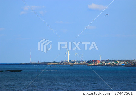 Seowoobong beach, coast, sea, horses, sandy beach, beach, 57447561