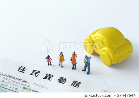 Notification of address change to the government office after moving 57447644