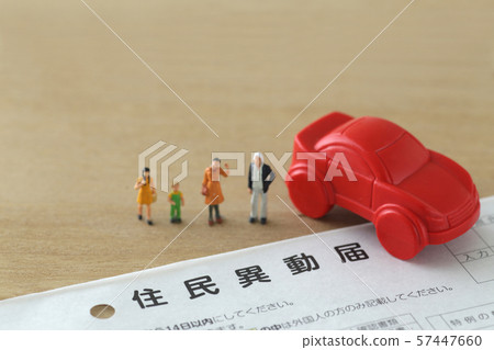 Notification of address change to the government office after moving 57447660