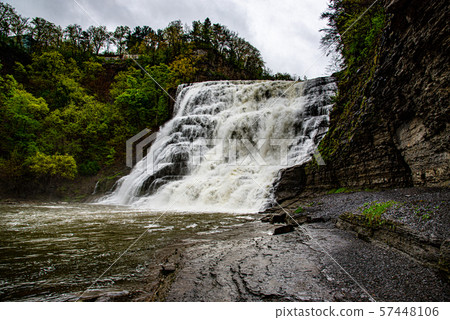Waterfall in Ithaca (NY, USA) Waterfall in Ithaca (NY, USA) 57448106