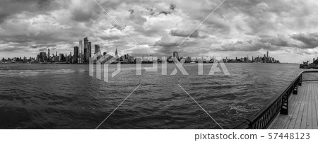Panorama of Manhattan from New Jersey 57448123