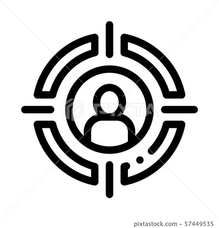 Man Silhouette At Gunpoint Job Hunting Vector Icon Man Silhouette At Gunpoint Job Hunting Vector Icon 57449535