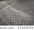 Texture of linen fabric 57450039