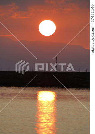 大牟田市Miike Port Sunset 57451140