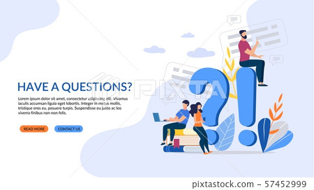 Informative Poster Inscription have a Questions 57452999