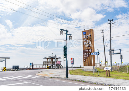 北海道的夏天海，Kikouchi，Misogi海灘風景 57454283