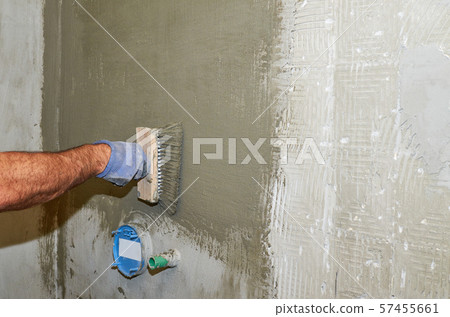 Isolation material on a wall 57455661