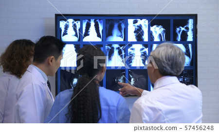 The doctor is brainstorming the analysis of the The doctor is brainstorming the analysis of the 57456248