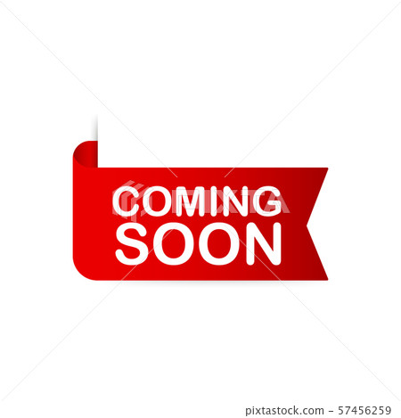 Red ribbon coming soon. Promotion banner coming 57456259