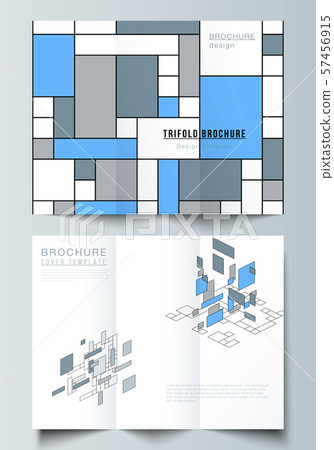 The minimal vector illustration layouts. Modern creative covers design templates for trifold 57456915