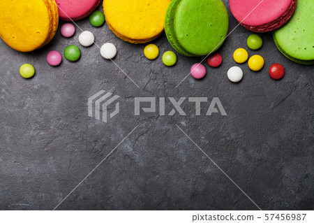 Cake macaron or macaroon sweets Cake macaron or macaroon sweets 57456987