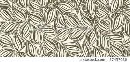 Seamless background with silhouette of foliage, Seamless background with silhouette of foliage, 57457086