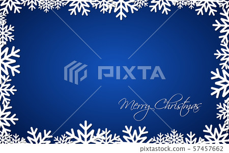 Blue Christmas gift card, Merry Christmas 57457662