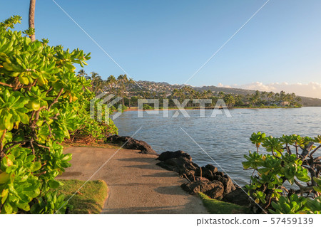East view from Kahala beach East view from Kahala beach 57459139