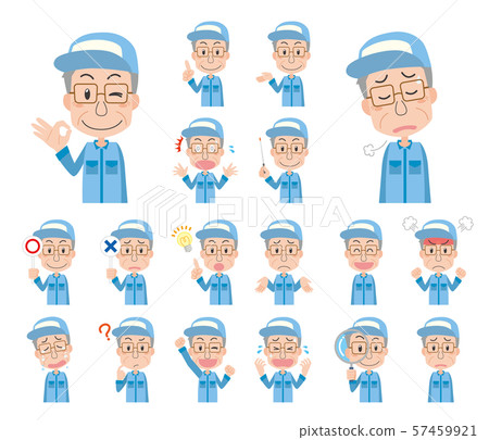 Elderly man Grandfather Silver human resources Worker Worker Elderly man Grandfather Silver human resources Worker Worker 57459921