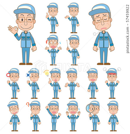 Elderly man Grandfather Silver human resources Worker Worker Elderly man Grandfather Silver human resources Worker Worker 57459922