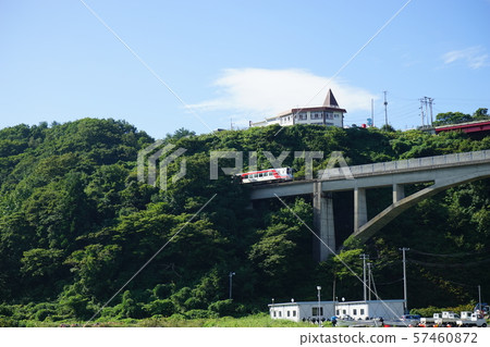 Sanriku Railway Rias Line Osawa Bridge Sanriku Railway Rias Line Osawa Bridge 57460872