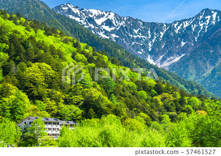 《Nagano Prefecture》Fresh green Kamikochi, Takezawa and Azusa River 《Nagano Prefecture》Fresh green Kamikochi, Takezawa and Azusa River 57461527