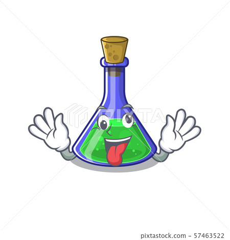 Crazy magic potion on the cartoon table 57463522