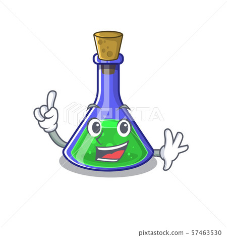 Finger magic potion on the cartoon table Finger magic potion on the cartoon table 57463530