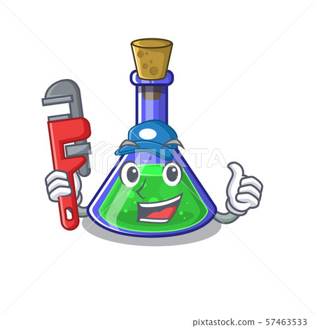 Plumber magic potion on the cartoon table 57463533