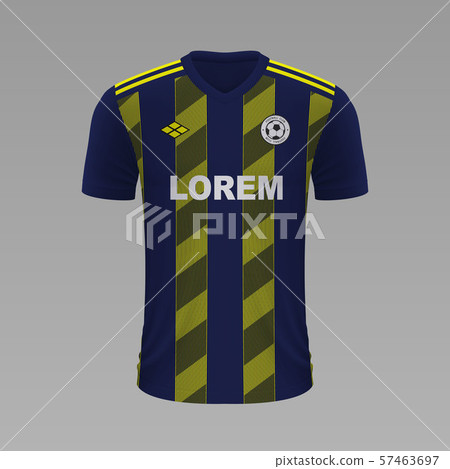 Realistic soccer shirt 2020 57463697