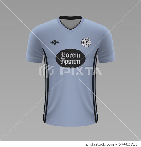 Realistic soccer shirt. Vector illustration Realistic soccer shirt. Vector illustration 57463715
