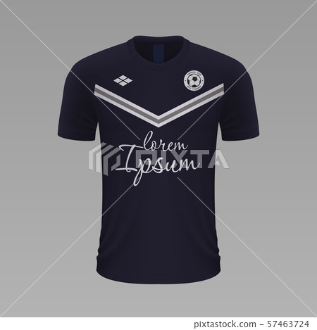 Realistic soccer shirt. Vector illustration Realistic soccer shirt. Vector illustration 57463724
