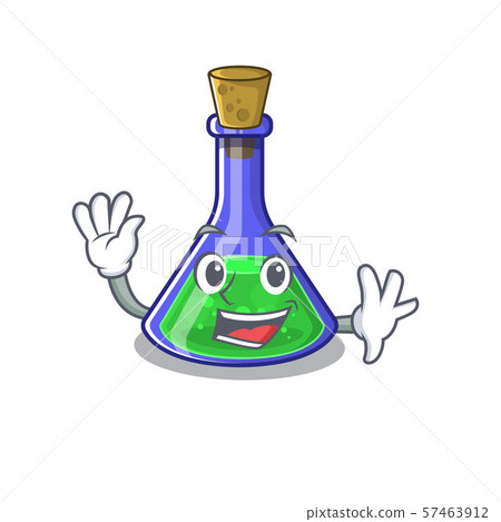 Waving magic potion isolated in the cartoon 57463912