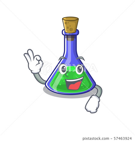 Okay magic potion isolated in the cartoon 57463924