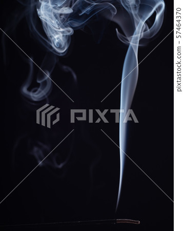 White smoke swirling, isolated on black background White smoke swirling, isolated on black background 57464370