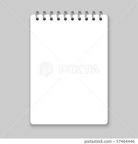 Realistic spiral notebook mockup Realistic spiral notebook mockup 57464446