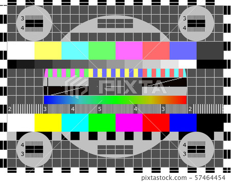 Television test card or pattern 57464454