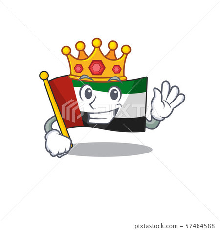 King flag united arab emirates in character King flag united arab emirates in character 57464588