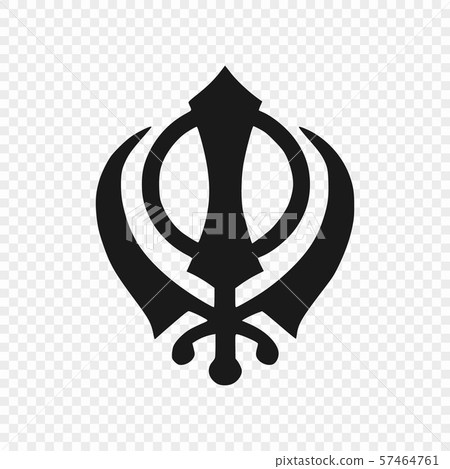 symbol of sikhism isolated symbol of sikhism isolated 57464761