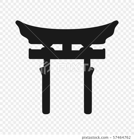 symbol of shinto isolated symbol of shinto isolated 57464762
