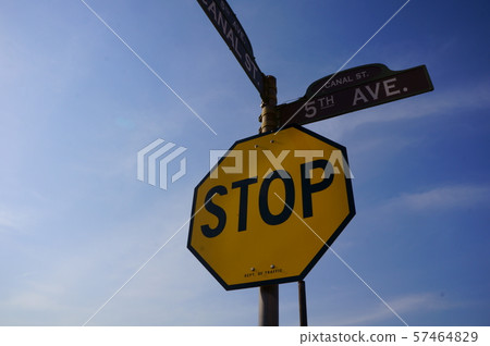 STOP sign in English STOP sign in English 57464829