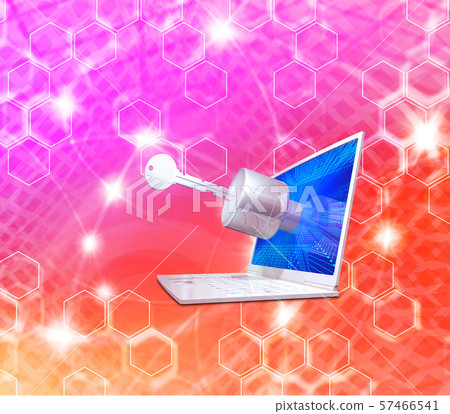Personal computer security measures - Stock Illustration [57466541] - PIXTA