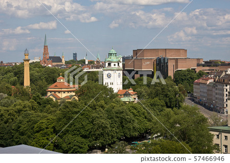 Munich, Germany: The Mueller'sche Volksbad located at the river Isar Munich, Germany: The Mueller'sche Volksbad located at the river Isar 57466946