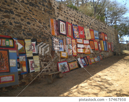 Gore island street corner in Senegal Gore island street corner in Senegal 57467938