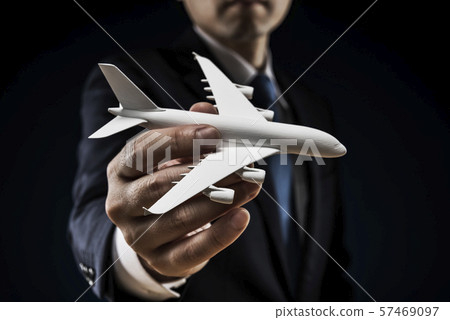 Businessman airplane model Businessman airplane model 57469097