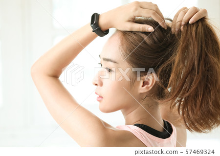 Women beauty hair care 57469324