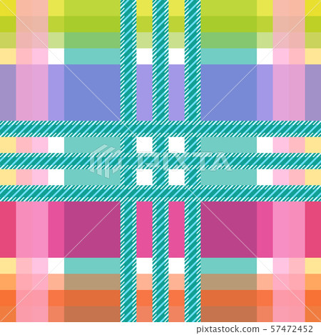Brignt madras checkered pattern. Brignt madras checkered pattern. 57472452
