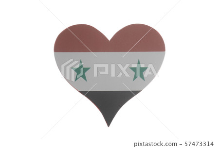 Heart with Flag of Syria 57473314