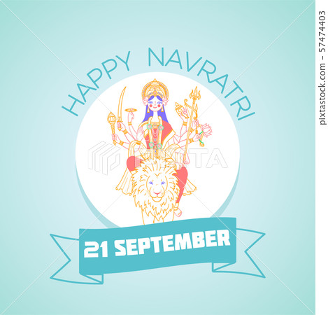 21 september Navratri Durga 57474403