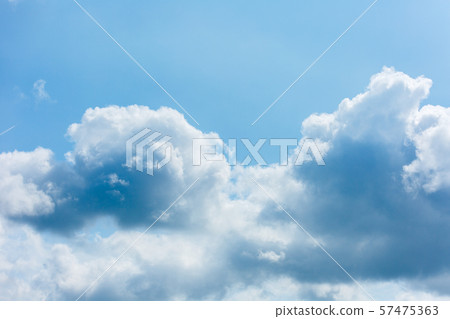 Beautiful and thick clouds in the blue sky. Cloudy Beautiful and thick clouds in the blue sky. Cloudy 57475363